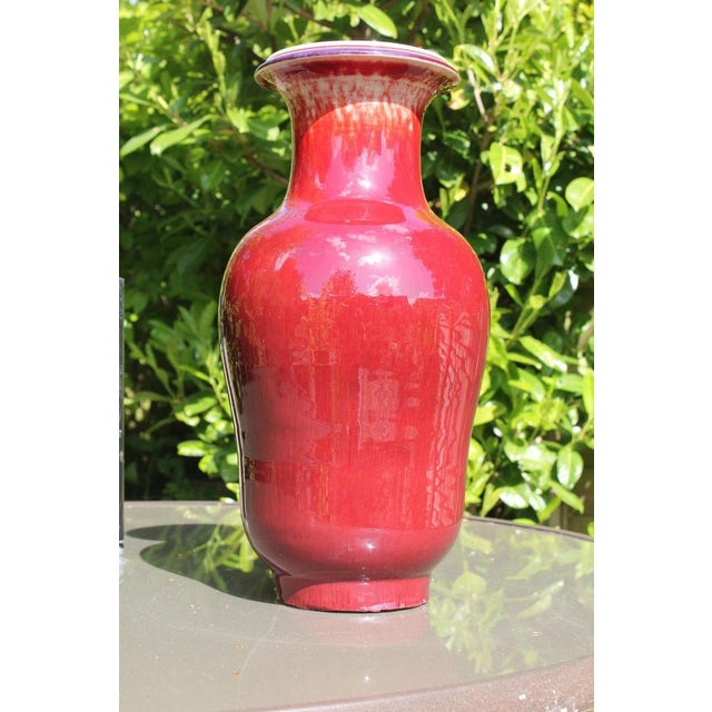 Chinese Early Qing Dynasty Sang De Boeuf Vases, Set of 2 For Sale - Image 11 of 18