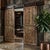 1920s Hand-Carved Double-Sided Solid Wood Doors With Octagon Rosette Motif | Antique Architectural For Sale - Image 5 of 5