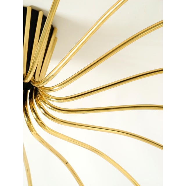 Mid-Century Modern Brass Sputnik Ceiling Lamp, 1950s For Sale - Image 14 of 18