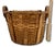 Large Size Substantially Made Antique American Hand Woven Ash Wood Splint Maine Apple Farm Basket For Sale - Image 18 of 18