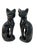 Mid-Century Sitting Siamese Cat Figurines, a Pair For Sale