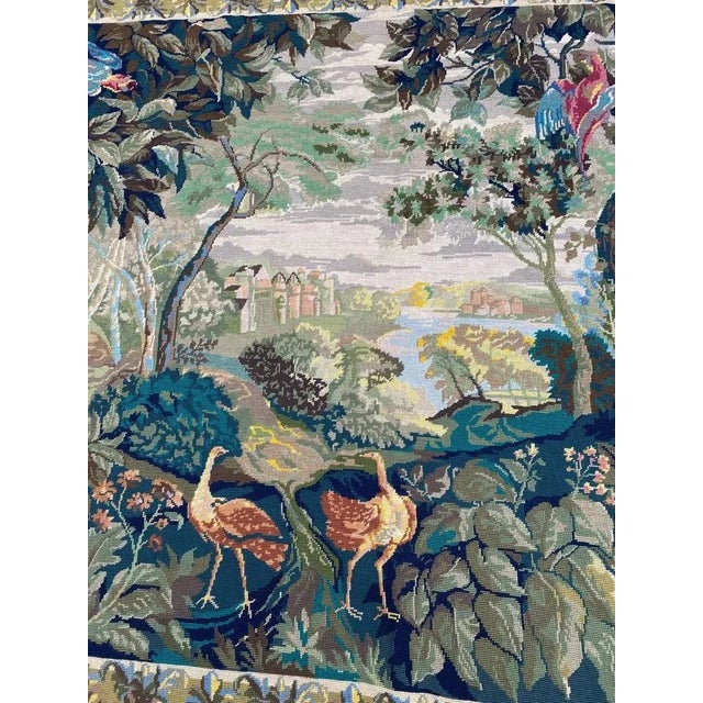Mid-Century French Needlepoint Tapestry For Sale - Image 16 of 18