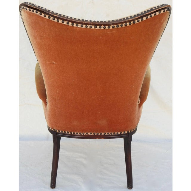 Mid-19th Century James K. Polk Wingback Chair For Sale - Image 11 of 13