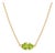 Natural Peridot Heart Necklace | August Birthstone Necklace | Gemstone Heart Necklace For Sale