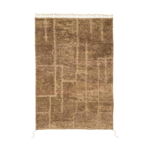 Hand-Knotted Wool Rug by Azele Studio For Sale - Image 9 of 9