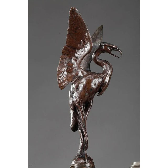 Large 19th Century Bronze Candelabra, Set of 2 For Sale - Image 17 of 18