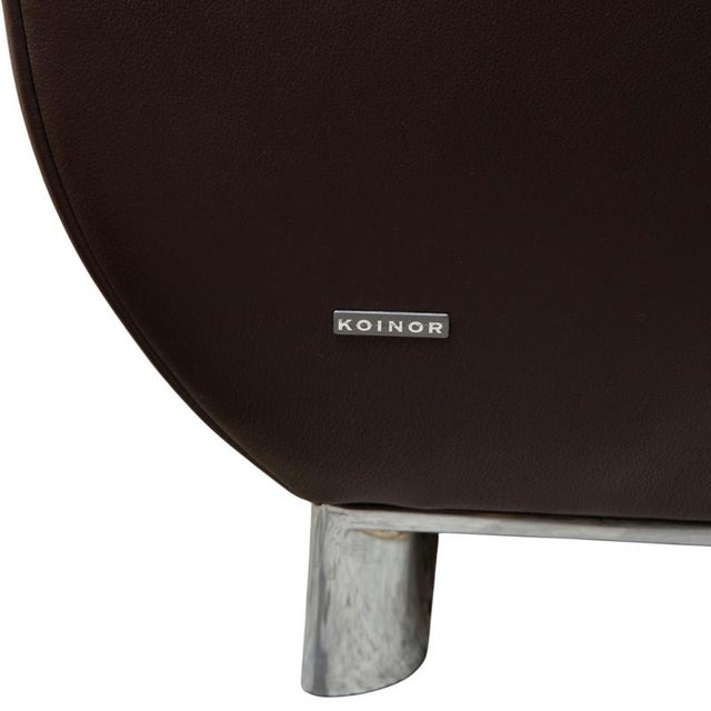 Volare Leather 3-Seater Brown Manual Function Sofa from Koinor For Sale - Image 13 of 17