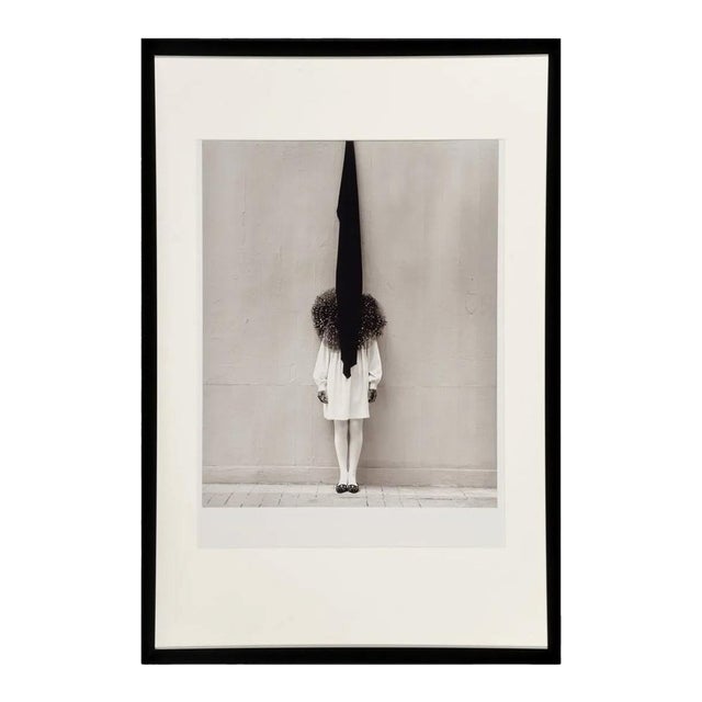 Vintage Photograph Leslie Winer in Yohji Yamamoto by Albert Watson For Sale