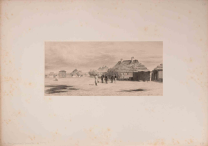 Auguste Raffet, Crimée: Le Quartier Tatar à Moudjou, Lithograph, 1840