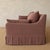 Textile Parisian Sofa Slip Covered in Belgian Dark Rust Linen For Sale - Image 7 of 8