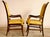 Empire Style Hand-Carved Armchairs With Contrasting Fabrics, Gold Accents, Made in Usa by Shelby Williams For Sale In Salt Lake City - Image 6 of 8