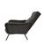 1950s Mid-Century Modern Reclining Lounge Chair in Gray Fabric, Italy, 1950 For Sale - Image 5 of 9