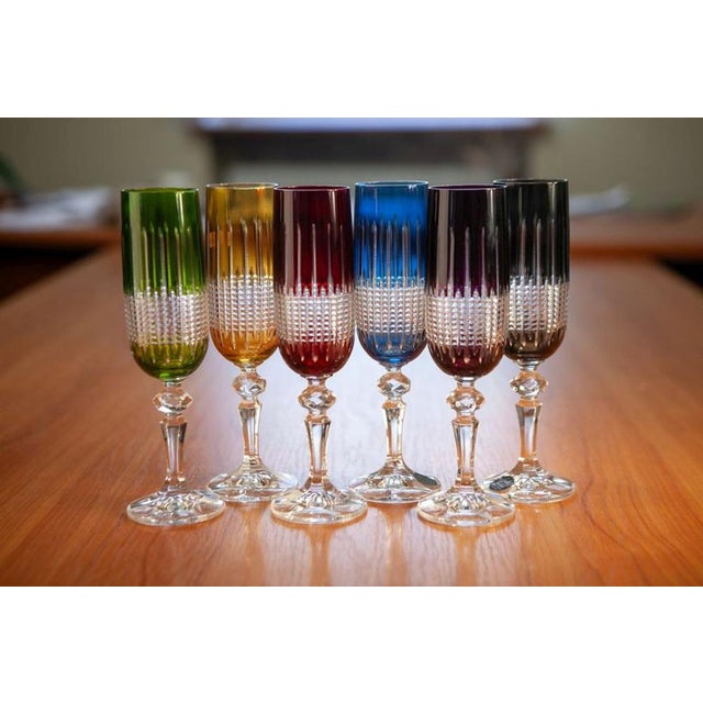 180 ml Champagne Glasses by Huta Julia, Set of 6 For Sale - Image 4 of 18
