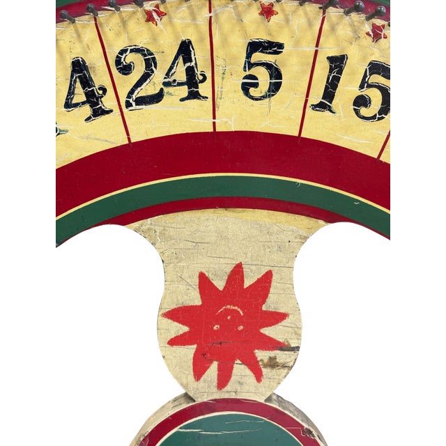 Antique Game Wheel With Moons and Stars For Sale - Image 4 of 8