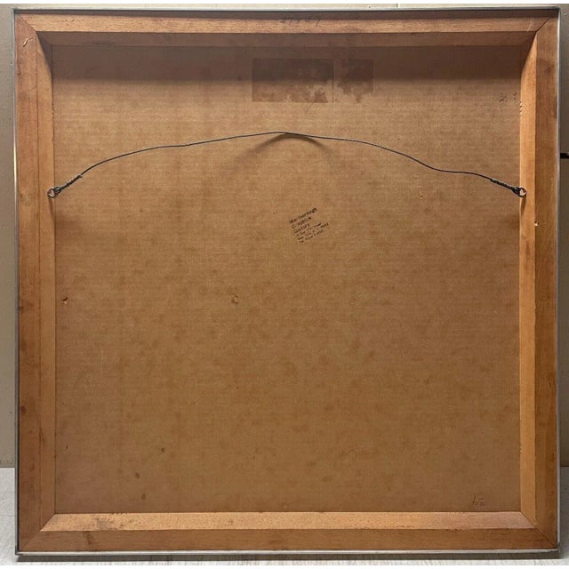 1969 Natvar Bhavsar Color Field Abstract Screenprint - Listed Indian Artist For Sale - Image 12 of 12