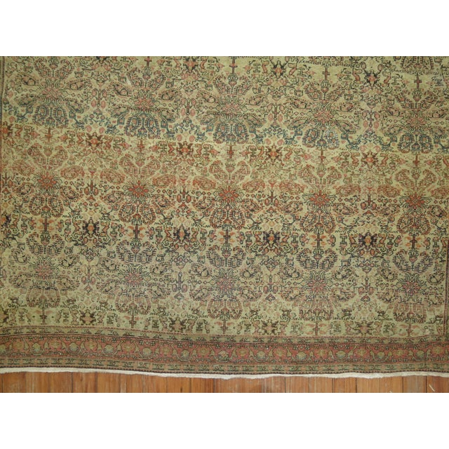 Textile Late 19th Century Fine Persian Senneh Rug - 4'6" x 6' For Sale - Image 7 of 18
