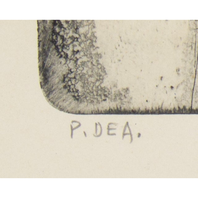 Printmaking Materials 1986 “La Jaula” Etching and Aquatint Print Alfredo Zalce For Sale - Image 7 of 8