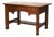 Antique Stickley Brothers Three Drawer Oak Library Table Desk C1920 For Sale