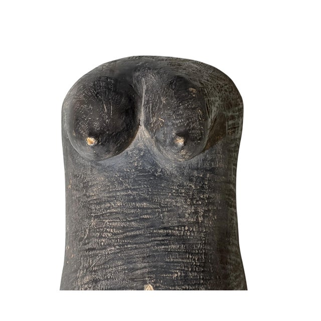 1980s Vintage Makonde Body Mask (Njorowe) Sculpture Tanzania For Sale - Image 5 of 7