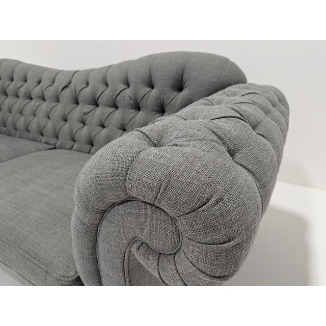 Large Vintage Chesterfield Sofa For Sale - Image 12 of 15