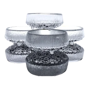 Vintage Iittala Ultima Thule Dessert Bowl by Tapio Wirkkala Finland Set of 4 Bowls