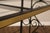 French Country Morecraft French Country Style Wrought Iron And Glass Étagère For Sale - Image 3 of 18