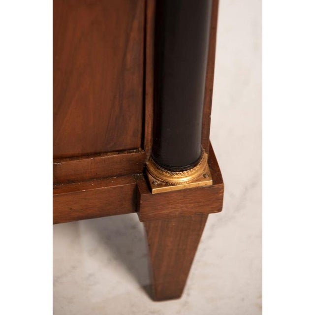 Lombard Empire Chest of Drawers with Marble Top, 1800 For Sale - Image 9 of 18