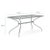 Modern Room and Board Metal Outdoor Table For Sale - Image 3 of 3