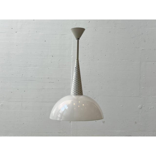 Pendant Lamp by Mathieu Matégot for Holophane, 1950s For Sale - Image 3 of 12
