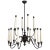 Black & White Chandelier, 1950s For Sale - Image 9 of 9