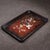 Late 20th Century Rosewood Rectangular Tray Inlaid With Mother-of-Pearl For Sale - Image 5 of 9