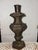 Antique candlestick or lamp worked in bronze or antique brass height 33.5 cm width 14 cm