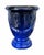 Early 20th Century Vintage Cobalt Blue Glazed Art Pottery Urn Planter, Early to Mid-20th Century For Sale - Image 5 of 7