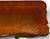 1980s Henkel-Harris Virginia Galleries Carved Flame Mahogany Chippendale Sofa Console Table With Ball and Claw Feet For Sale - Image 9 of 13