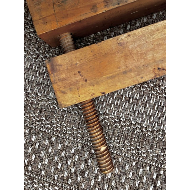 Mid 20th Century Vintage Professional Bookbinding Thick Block Finishing Press For Sale - Image 5 of 12