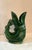 Vintage Shreve, Crump & Low Gurgling Cod Pitcher Green Glazed Ceramic For Sale - Image 9 of 11