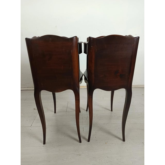Louis XV Bedside Tables, 1950s, Set of 2 For Sale - Image 9 of 15