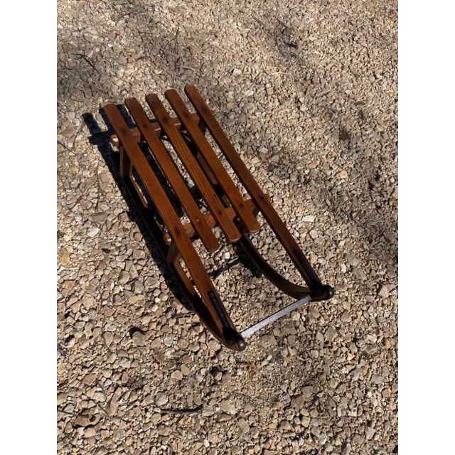 Cabin Child's Vintage Davos Sled For Sale - Image 3 of 7