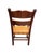 1990s Mexican Wood/Leather Side Chair For Sale - Image 4 of 4