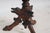 A wonderfully theatrical Continental European music stand, handcrafted from richly figured oak during the late 19th...