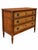 Louis XVI Light Walnut Chest of Drawers with Three Drawers and Fluted Motifs, 1930s For Sale - Image 4 of 13