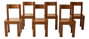 Italian Modernist Dining Chairs, Set of 6, 1970s