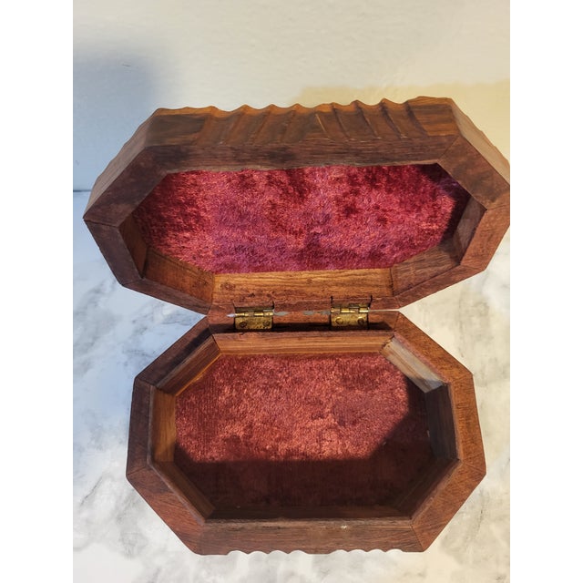 Indian Wooden Spices Box /Jewelry Box For Sale - Image 10 of 14