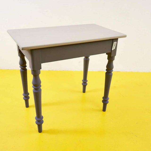 Wood Vintage Coffee Table with Drawer For Sale - Image 7 of 9