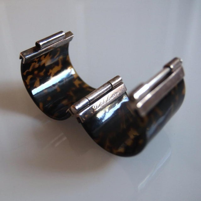 1980s Vintage Faux Tortoise Cuff Bracelet from Ralph Lauren, 1980s For Sale - Image 5 of 8