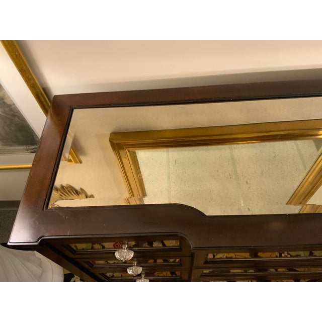Traditional 21st Century Bassett Mirrored Chest of Drawers For Sale - Image 3 of 10