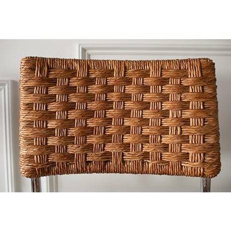 1970s Mid-Century Natural Woven and Chrome Cesca Cantilever Dining Chairs, Set of Four For Sale - Image 13 of 14