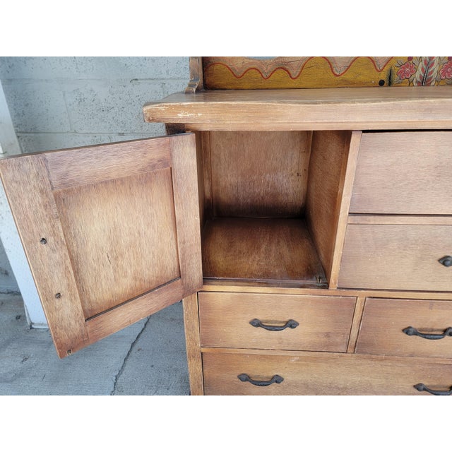 Rancho / Western / Hacienda Buffet by Coronado Hand Painted Circa. 1930's For Sale - Image 16 of 18