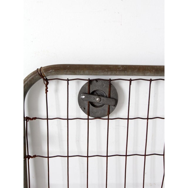 Metal Vintage Sears Metal Garden Gate For Sale - Image 7 of 18