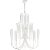 Julie Neill for Visual Comfort Signature Acadia Large Chandelier in Plaster White For Sale